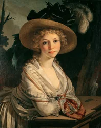 Porträt einer jungen Frau